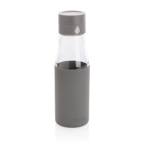 Ukiyo glas hydrerings flaske med omslag grå