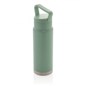 Leakproof vakuum "on-the-go" flaske med håndtag lysegrøn