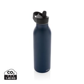 Avira Ara RCS Re-steel fliptop vandflaske 500ML Marineblå