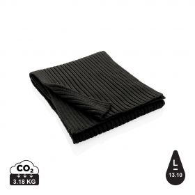 Impact AWARE™ Polylana® strikket tørklæde 180x25cm sort