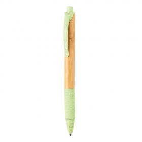 Pen lavet af bambus og hvedestrå