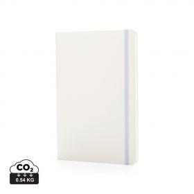 Basic hardcover blank sidet A5 skitsebog hvid