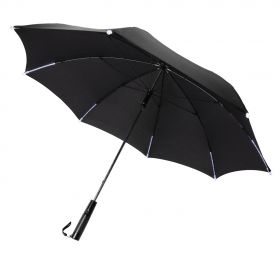 23" manuel åben/lukke paraply med LED