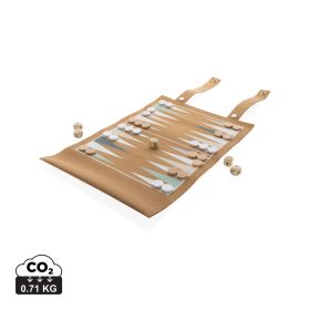 Britton kork foldbart backgammon- og dam spil sæt