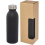 Riti 500 ml vakuumisoleret flaske med inderside af kobber  Ensfarvet sort