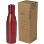 Vasa 500 ml RCS certificeret genvundet, vakuumisoleret flaske af rustfrit stål og kobber  Rød