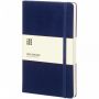 Moleskine Classic L hardcover notesbog - linjeret Preusisk blå