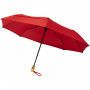 Bo 53 cm fuldautomatisk paraply af genbrugs-PET Rød