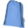Oriole RPET-rygsæk med snøre 5L Blå