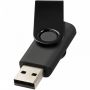 Rotate-metallic USB stik 4 GB Ensfarvet sort