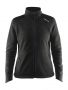 Noble Zip Jacket Heavy Knit Fleece W Black Melange/Black/Platinum