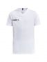 Squad Jersey Solid Jr White