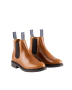 Berkeley Chelsea Leather Boots, Dame Brun