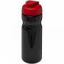 H2O Active® Base 650 ml drikkeflaske med fliplåg Ensfarvet sort