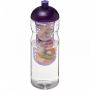 H2O Active® Base 650 ml drikkeflaske med kuppelformet låg & infuser Hvid