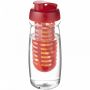 H2O Active® Pulse 600 ml drikkeflaske med fliplåg & infuser Transparent