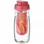 H2O Active® Pulse 600 ml drikkeflaske med fliplåg & infuser Transparent