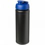Baseline® Plus 750 ml drikkeflaske med håndtag og fliplåg Ensfarvet sort