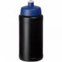 Baseline® Plus 500 ml drikkeflaske med sportslåg Ensfarvet sort