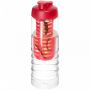 H2O Active® Treble 750 ml drikkeflaske med fliplåg og infuser Transparent