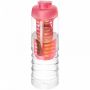 H2O Active® Treble 750 ml drikkeflaske med fliplåg og infuser Transparent