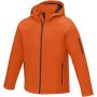 Notus softshell jakke fremstillet af genanvendte materialer til mænd Orange