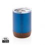 Cork lille vakuum kaffe krus Blå