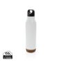 Cork Leakproof vakuum flaske Hvid