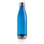 Leakproof vandflaske med låg i rustfrit stål blå