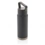 Leakproof vakuum "on-the-go" flaske med håndtag grå