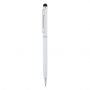Tynd stylus pen i metal hvid