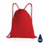 Impact AWARE™ snøre rygsæk i genanvendt bomuld 145gr rød