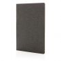 A5 standard softcover slim notesbog sort