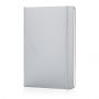 Basic hardcover notesbog A5 sølv