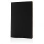 Soft cover PU notesbog med farvet kant hvid