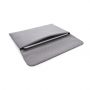 15.6" PVC fri laptop etui med magnetisk lukning. grå