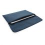 15.6" PVC fri laptop etui med magnetisk lukning. blå